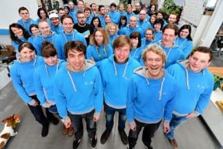 Parte del equipo de Jimdo. (Imagen cortesía de Jimdo).