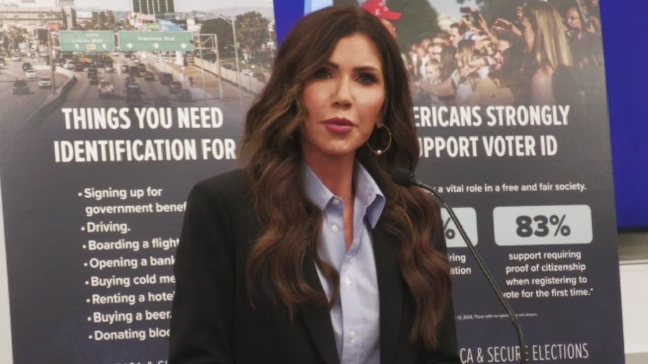 “Ningún estado necesita más mejoras que Arizona": Kristi Noem habla sobre seguridad electoral