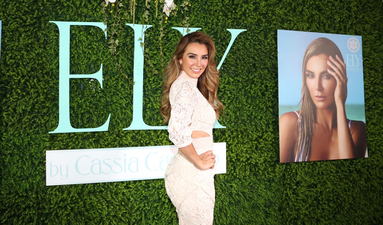 En marzo pasado, la actriz y empresaria lanzó su línea de productos para el cuidado de la piel en Miami.