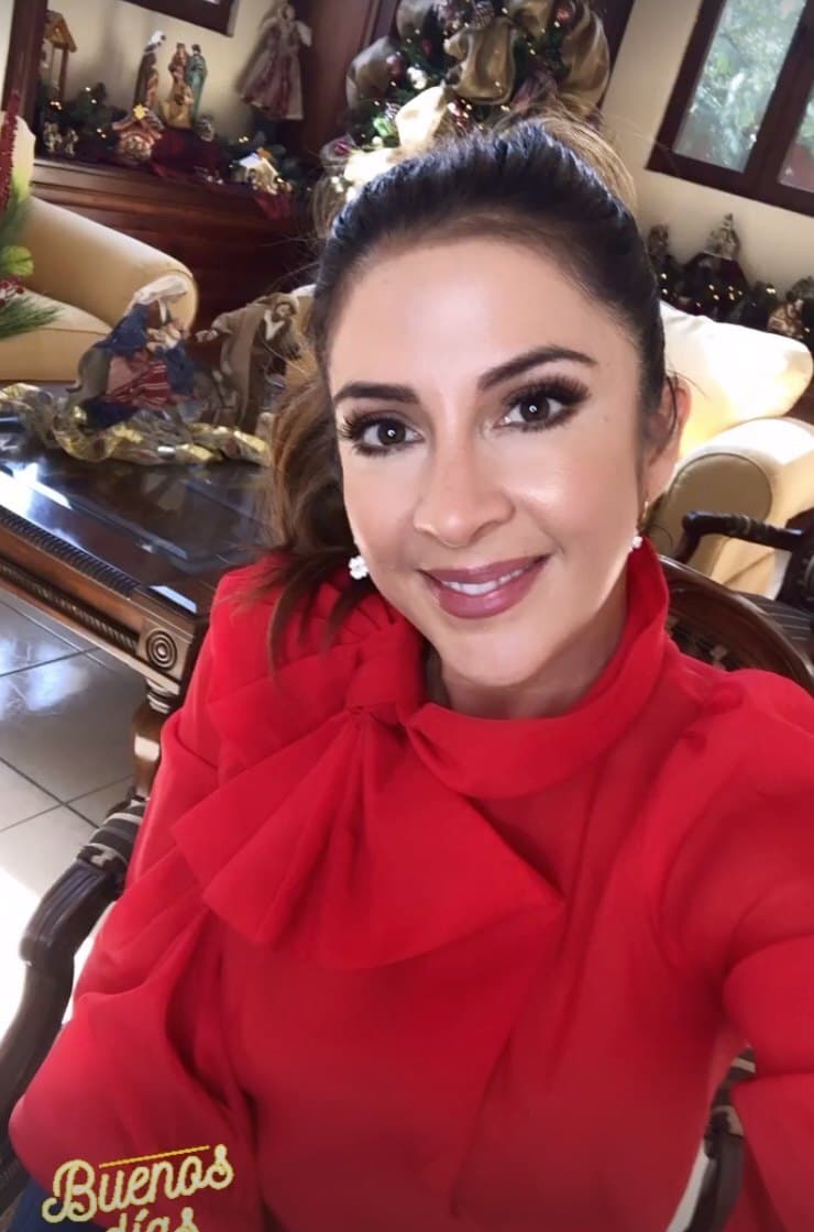 Después de un año, Maity Interiano pudo viajar a Honduras, país de donde es originaria su familia, para pasar las fiestas con los suyos.