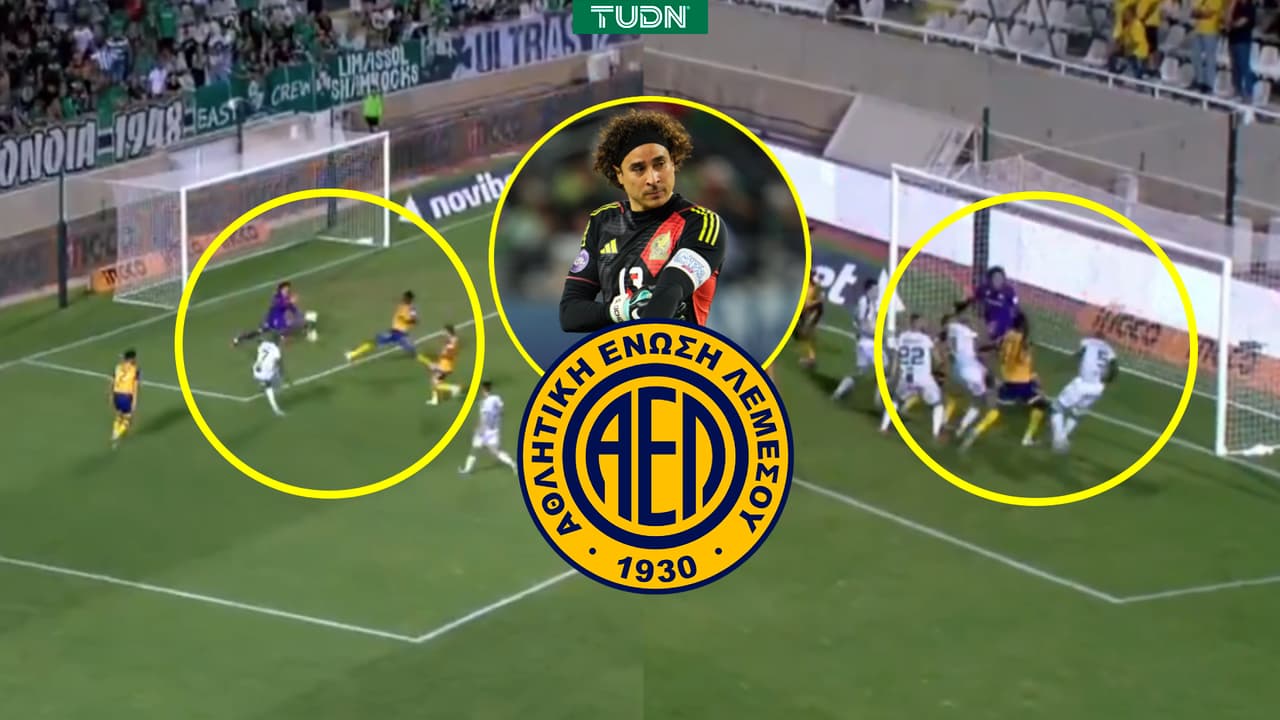 ¡Desalentador! Guillermo Ochoa recibe cinco goles en su debut en Chipre