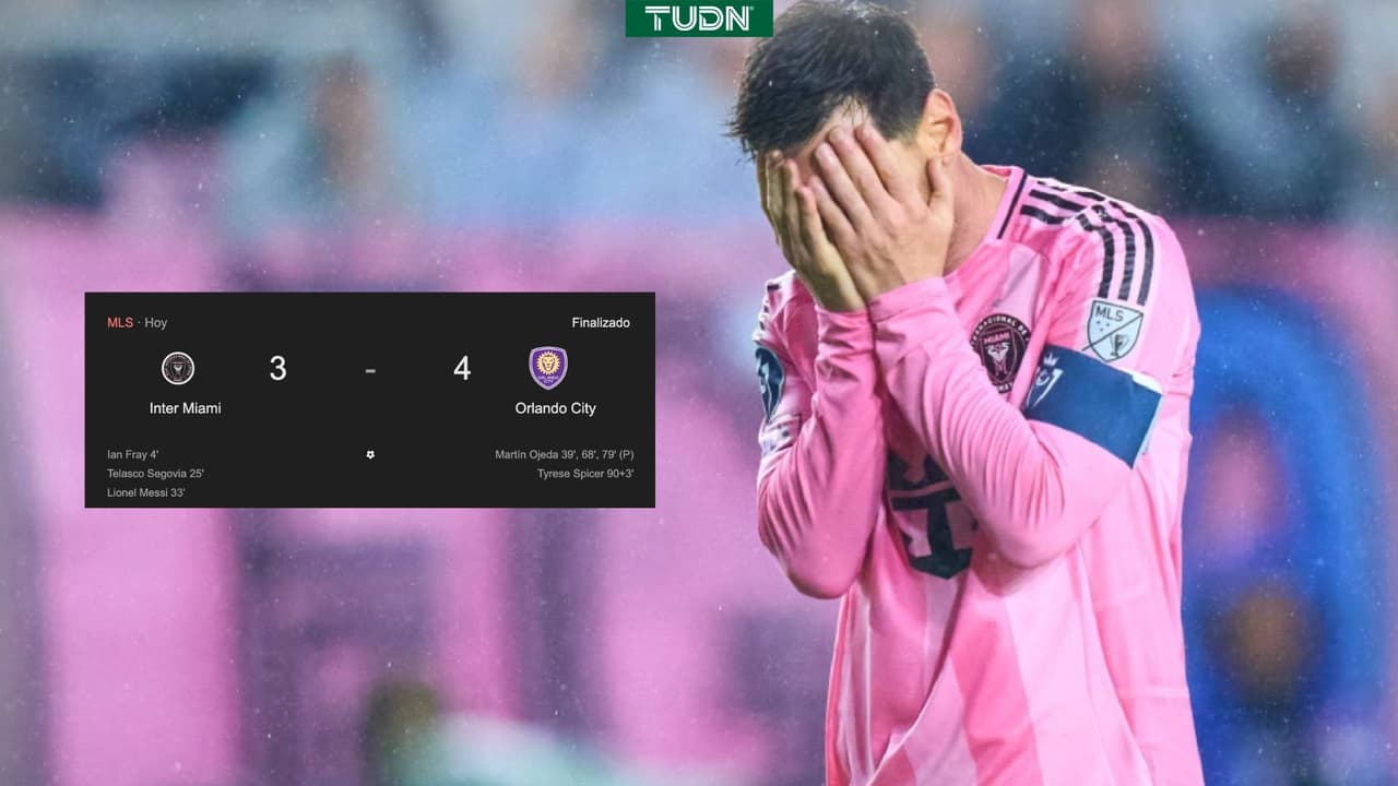 ¡Humillante voltereta! Messi y el Inter Miami siguen sin ganar en su nueva casa
