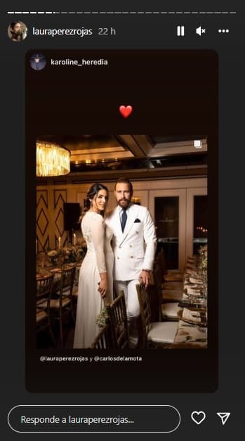 Para este día tan especial, la comunicadora utilizó un enterizo de la diseñadora dominicana Laura García.