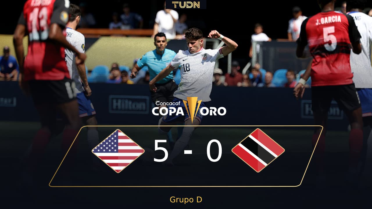 Resumen | Estados Unidos gusta, gana y golea a Trinidad y Tobago