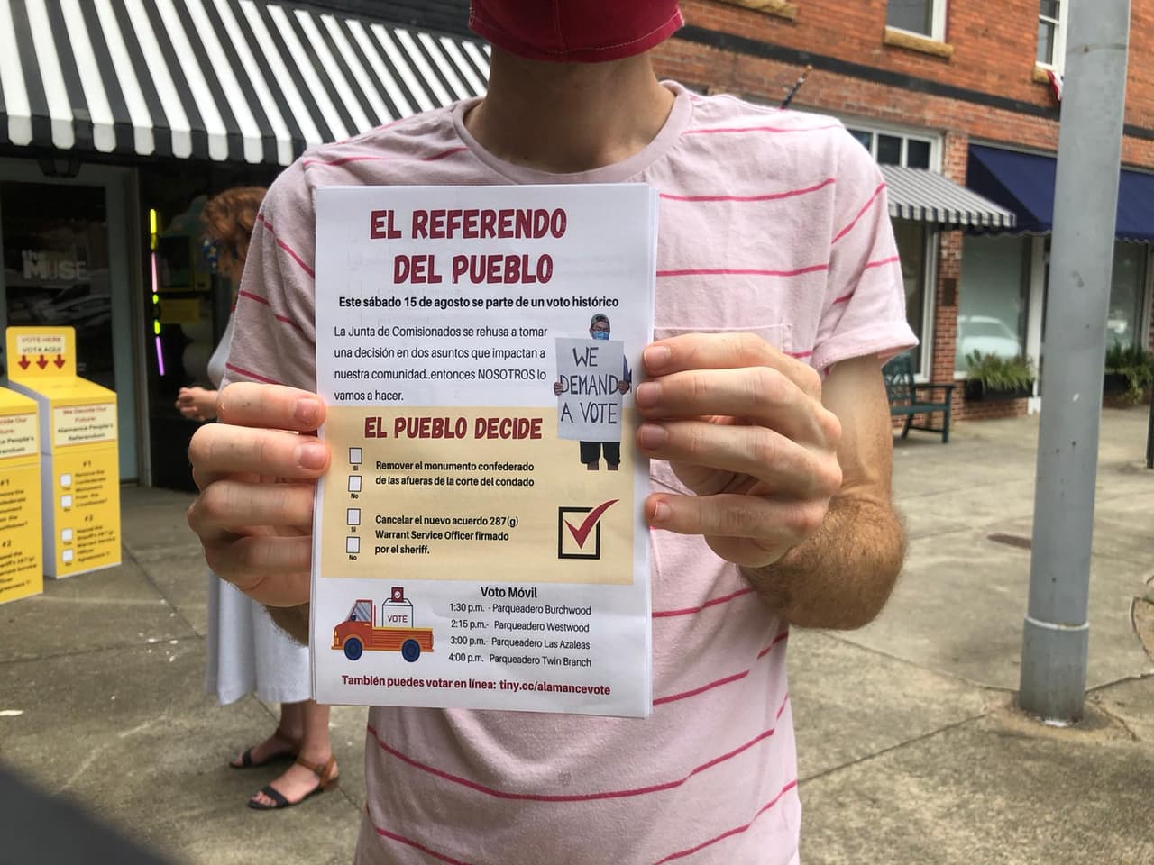 Referéndum simbólico en el condado de Alamance será este sábado.