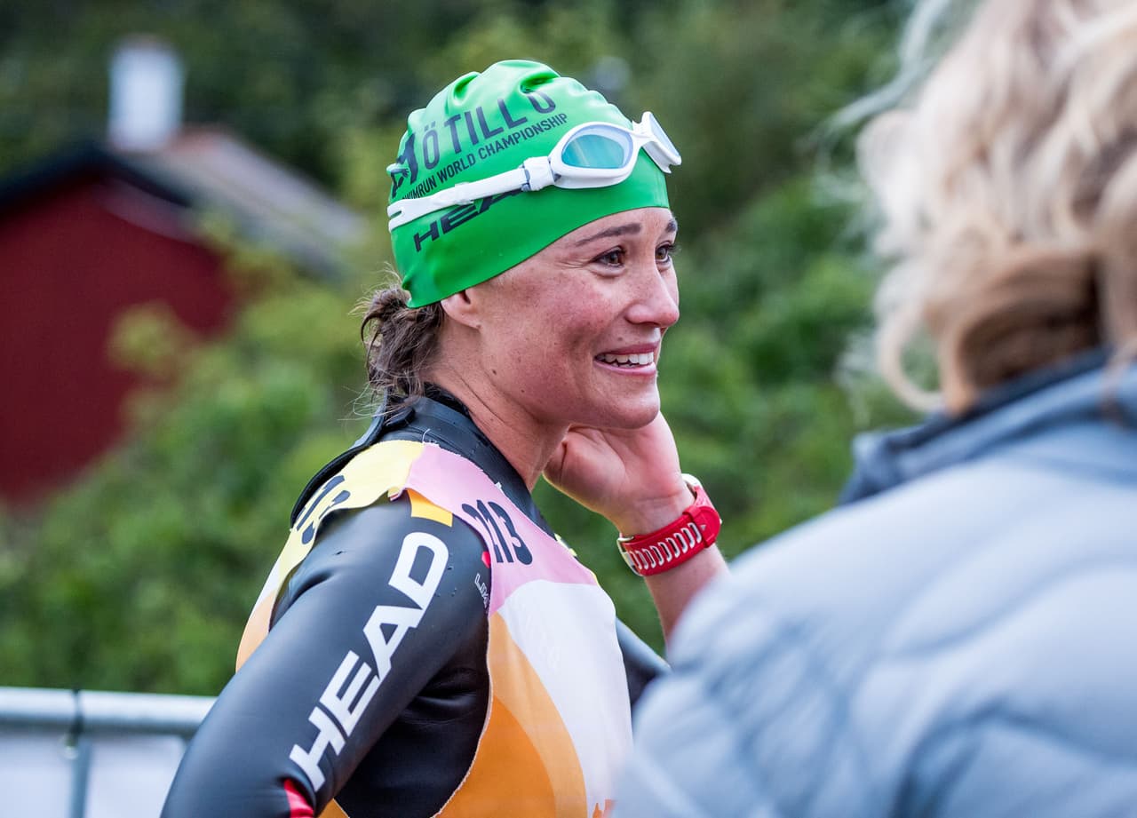 Cansada, pero sumamente feliz.