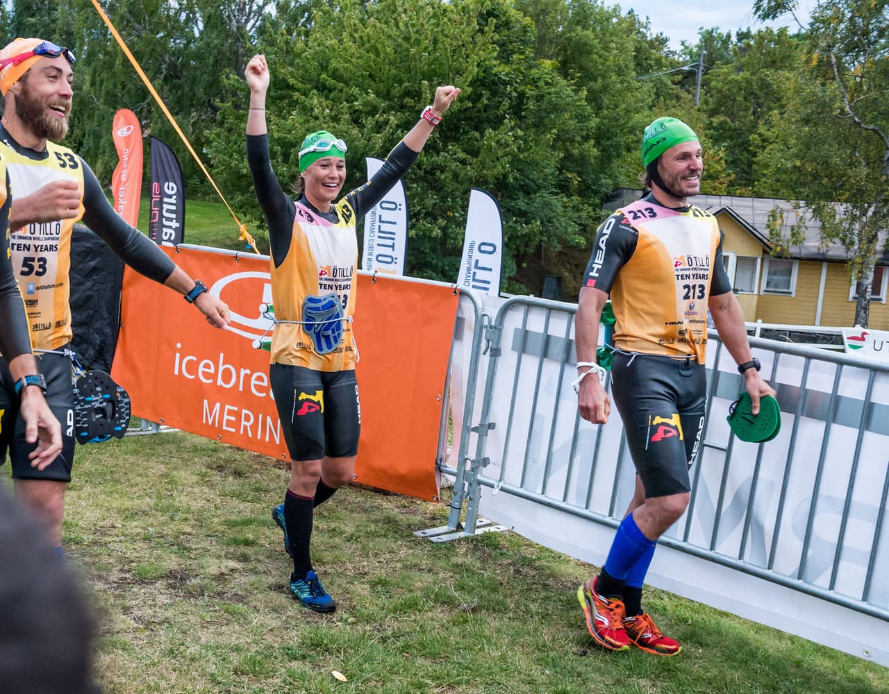 ¡Feliz al llegar a la meta!