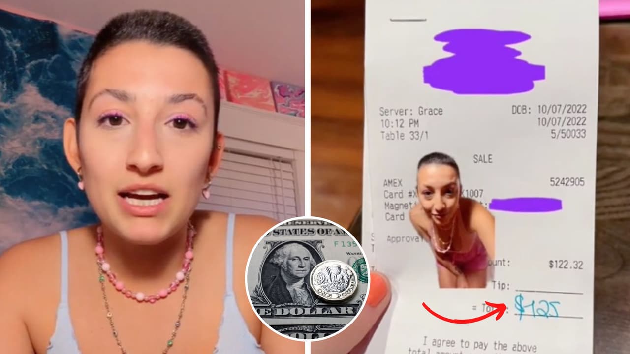 Mesera explota porque le dieron 2 dólares de propina y causa polémica: "No los atenderé"