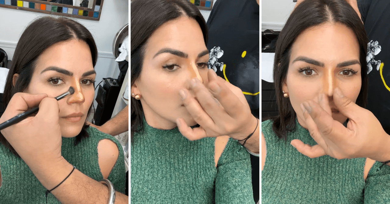 Karina Banda enseñó el maquillaje con el que afina su nariz