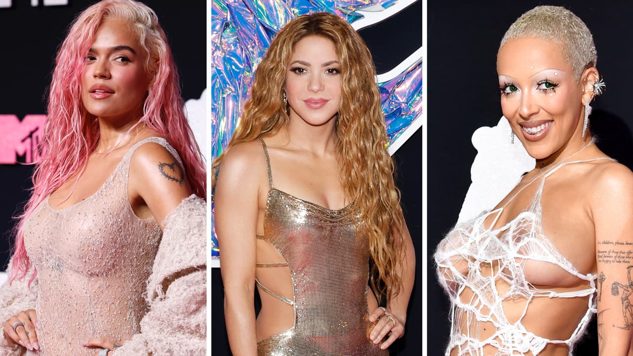 Los looks más sensuales y originales de los MTV VMAs 2023: transparencias, huesos, telarañas y más