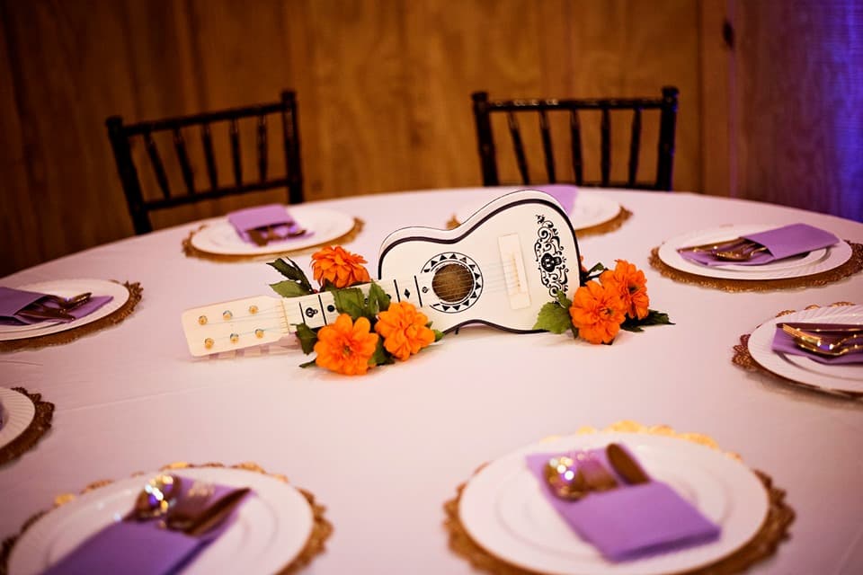 Otros objetos de la decoración eran alusivos a la película de ‘Coco’
<br>