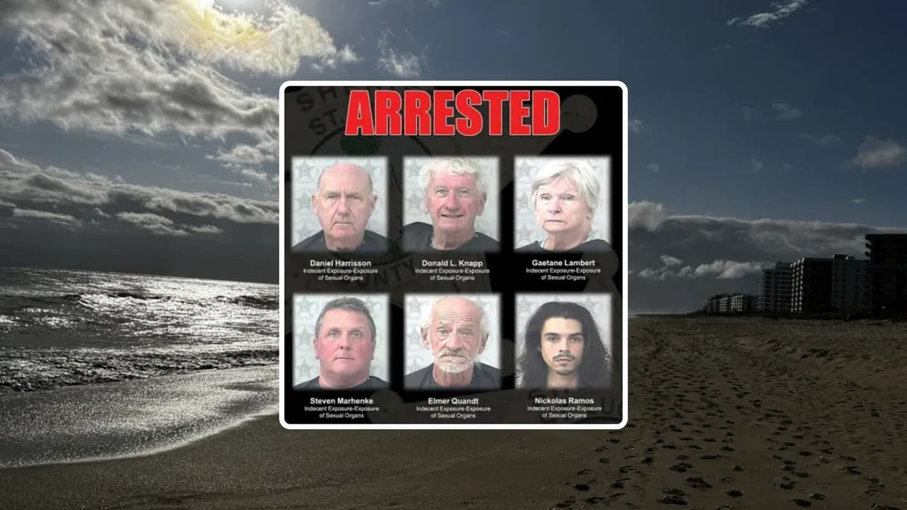 Seis nudistas fueron arrestados en Florida: ¿por qué estaban en la playa equivocada?