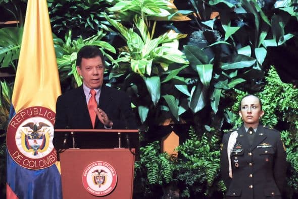 La información fue difundida por el presidente de Colombia, Juan Manuel Santos.