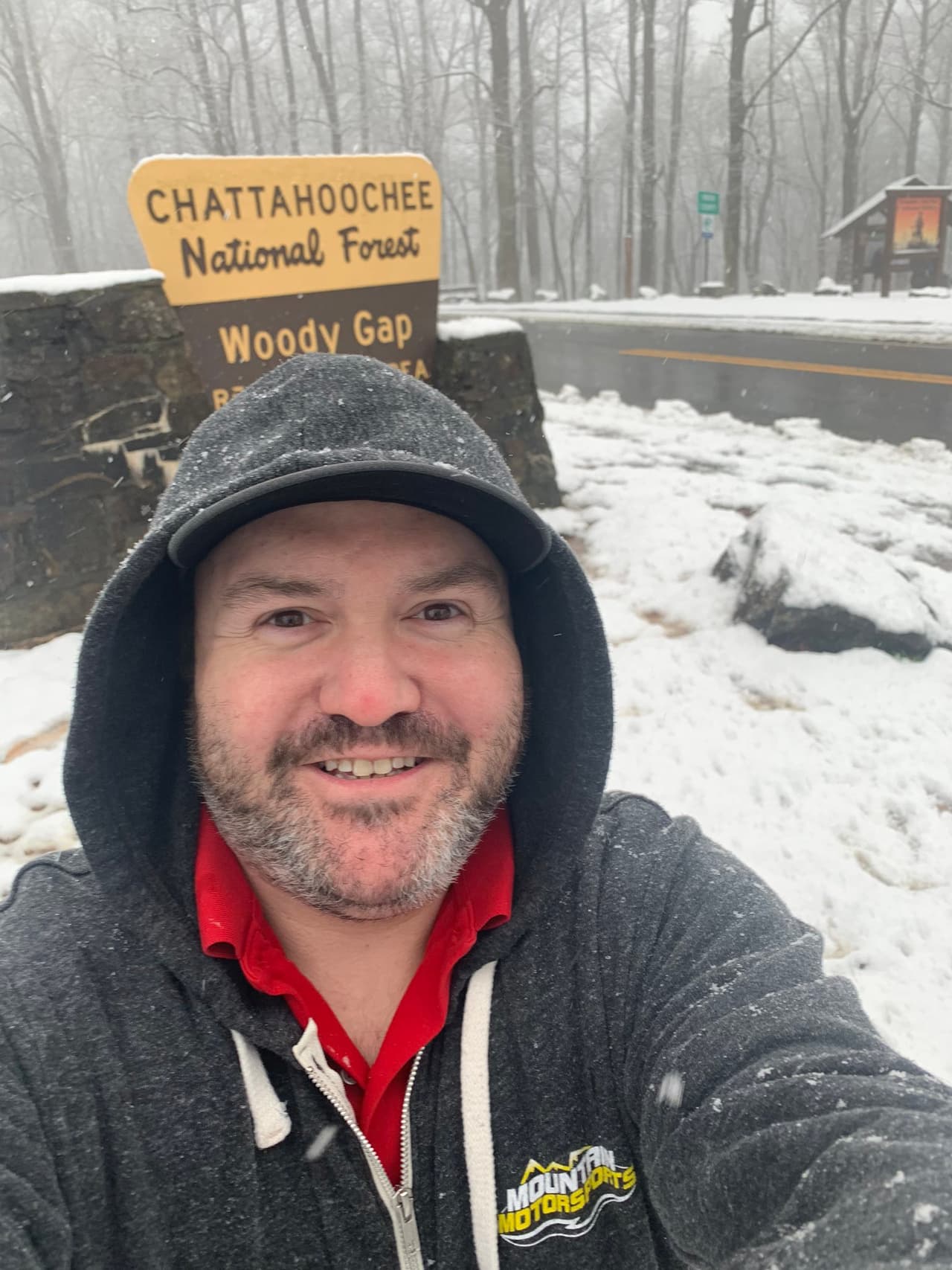 Este jueves, Pearson Eastham, un usuario de Twitter, publicó varias fotos desde el Chatahoochee National Forest.