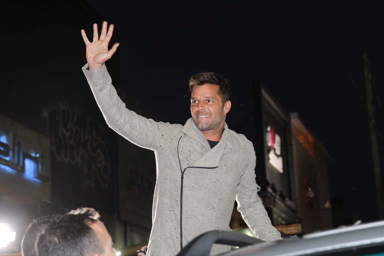 Este no es el caso con Ricky Martin.