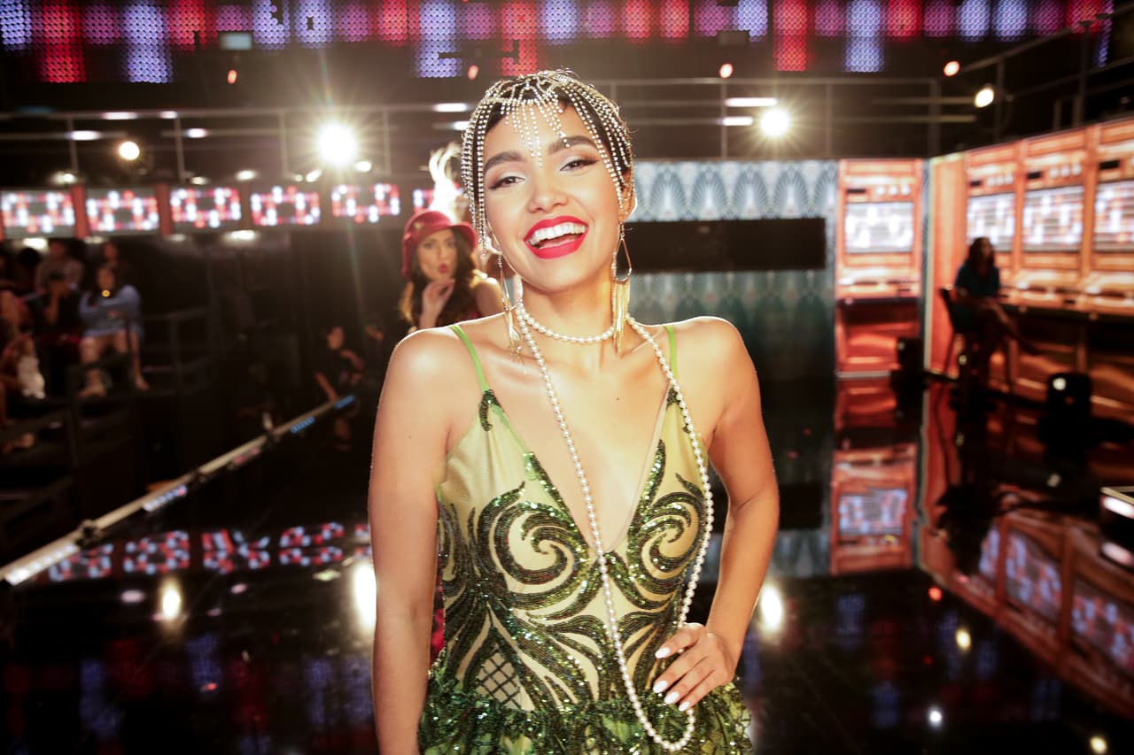 El encanto de Andrea es evidente en todas las imágenes.