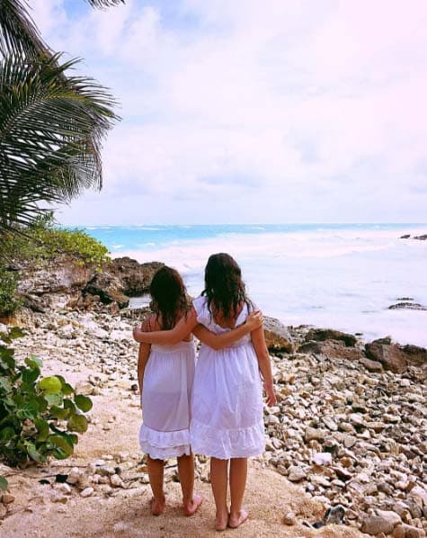 Las pequeñas esperan volver pronto a Tulum.