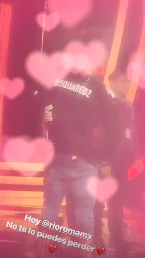 Primero publicó un video en el que pudimos ver corazoncitos rodeando a José Luis y Raúl.