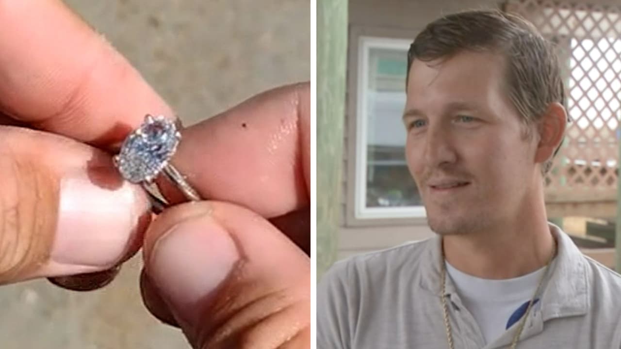 Hombre encuentra anillo de $40,000 en una playa de Florida y logra devolverlo a su dueña