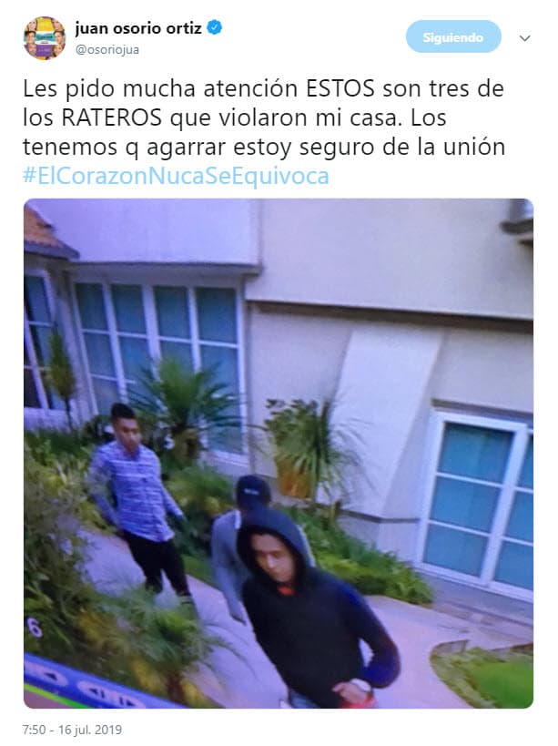 El productor pidió a sus seguidores que lo ayuden a encontrarlos, aunque solo se puede ver el rostro de dos de ellos.
<br>