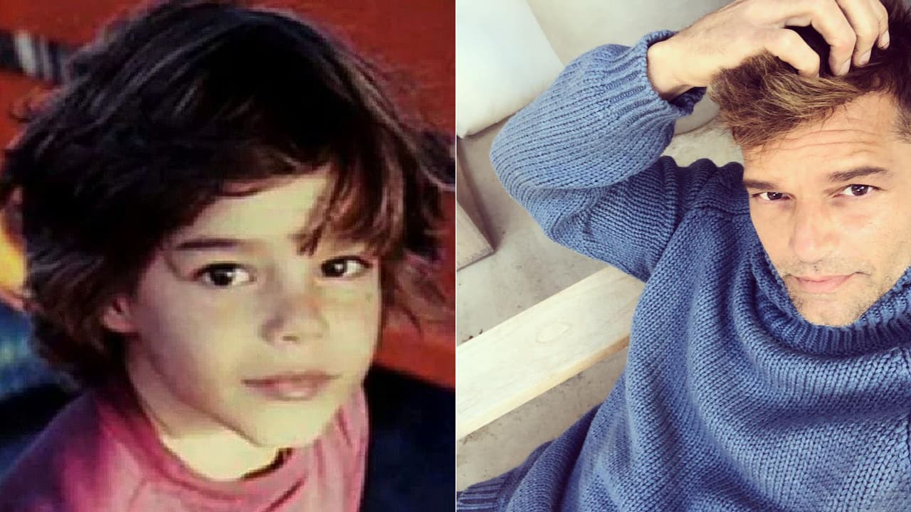 <b>Ricky Martin</b> era desde chiquitito muy fotogénico.