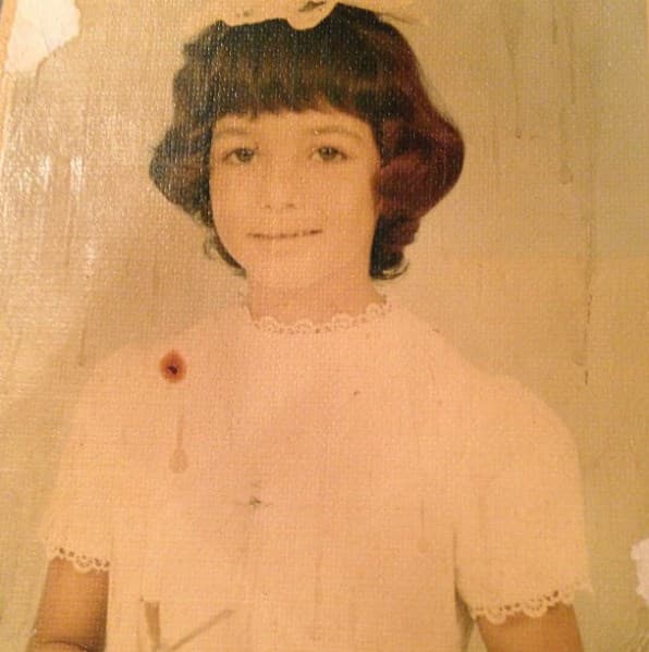 Del día en que la bella Giselle hizo su primera comunión.