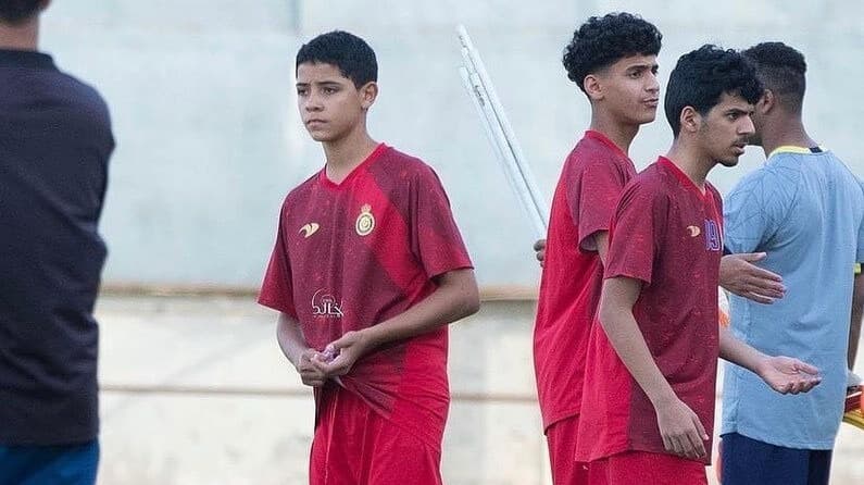 ¡Igual que el Bicho! Cristiano Ronaldo Jr., inscrito con Al-Nassr