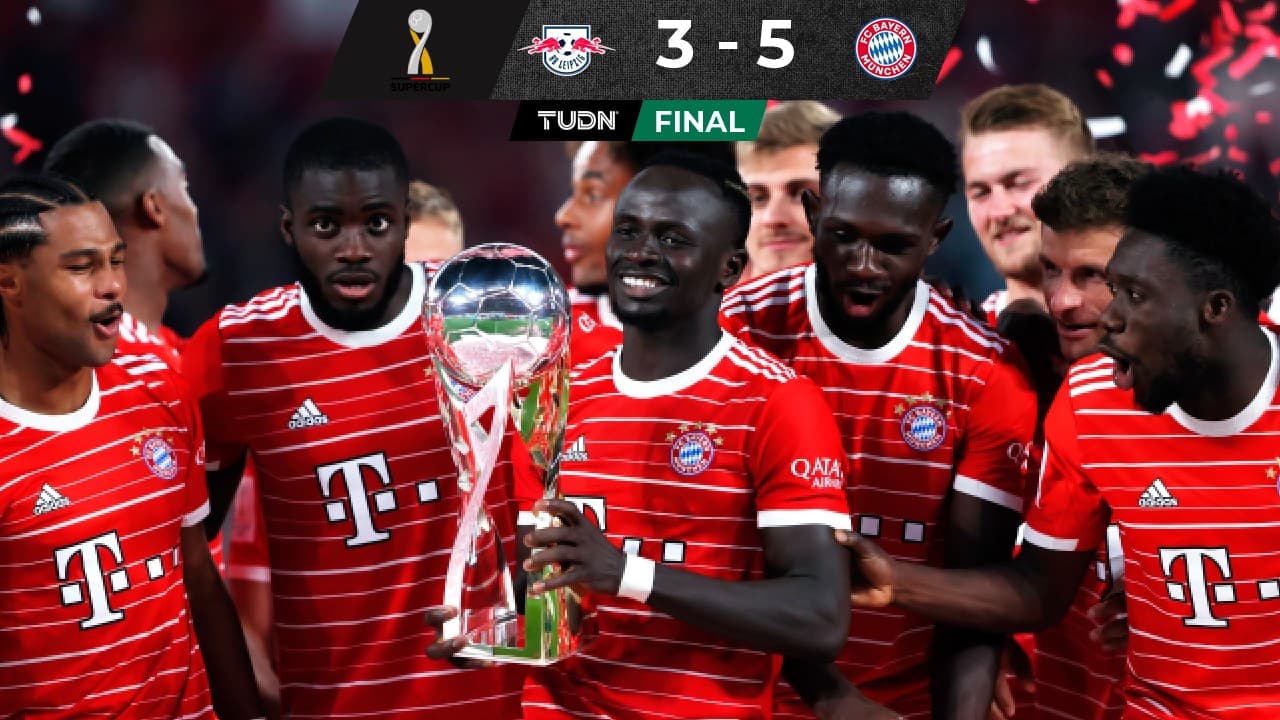 ¡Tricampeones! Bayern Munich gana la Supercopa en un final de infarto