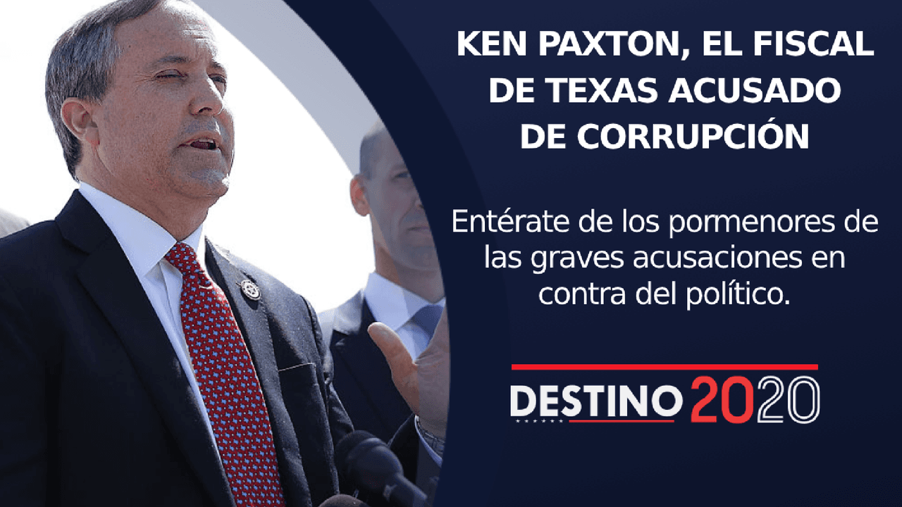 ¿Quién es Ken Paxton, el fiscal general de Texas acusado de abuso de poder y sobornos?