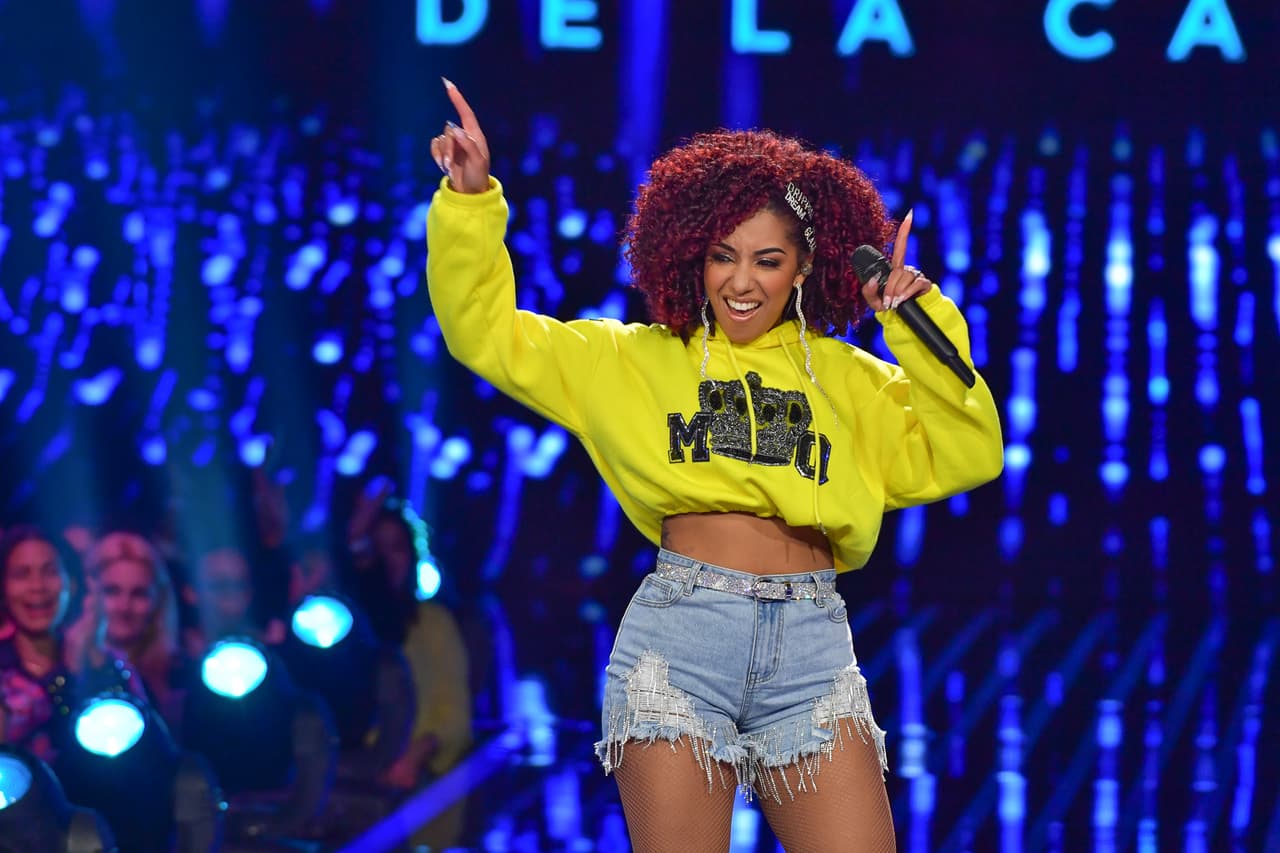 Conocida como la 'afrolatina con flow', Melaner demostró toda su potencia vocal.