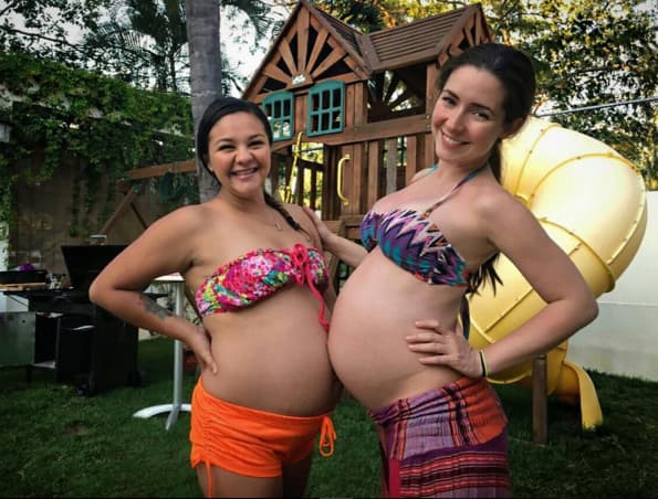 Ariadne aprovechó para convivir con su familia y amigos.