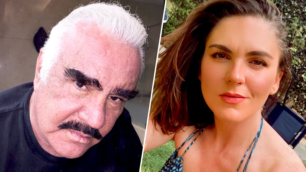 La polémica foto del "primer beso" que Vicente Fernández le dio a Zoraida Gómez