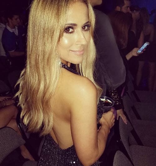 Jackie Guerrido fue abuela a los 44 , con el nacimiento de la pequeña Melody.