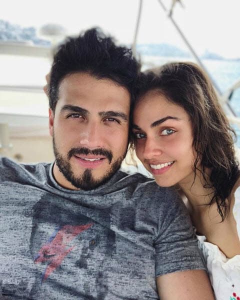 Claudia Martín y Andrés Tovar contrajeron nupcias en enero de 2019 por la vía civil. 
<br>