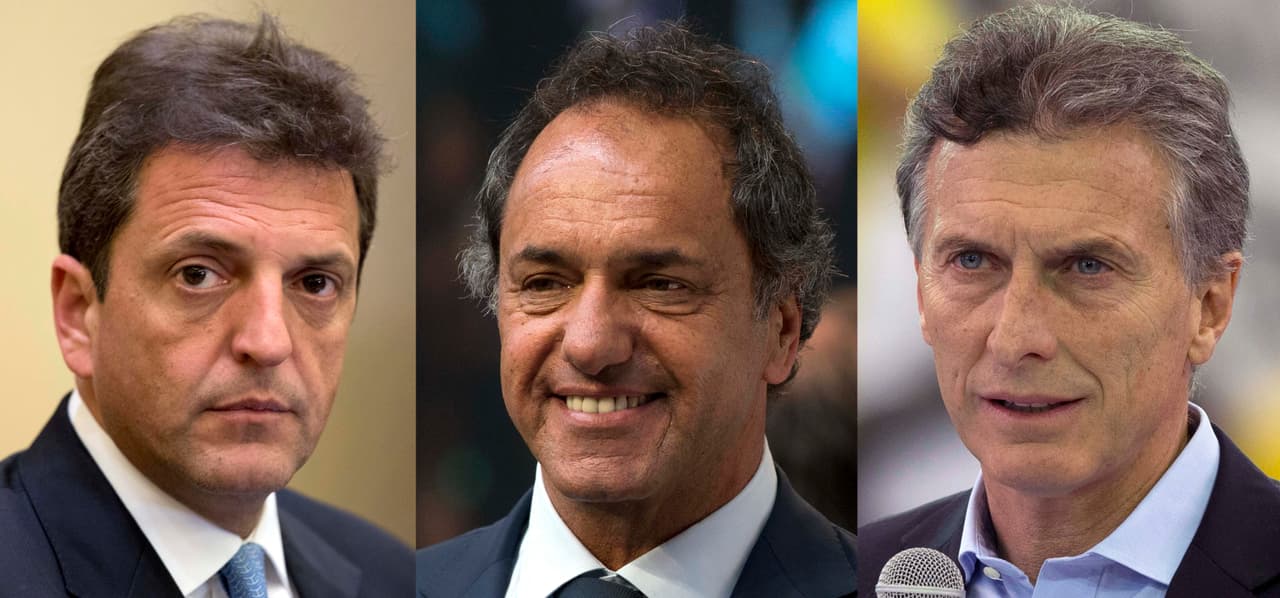 El tercero en las encuestas es el peronista disidente Sergio Massa.