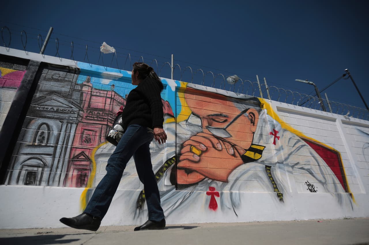 Otro de los murales en Ecatepec.