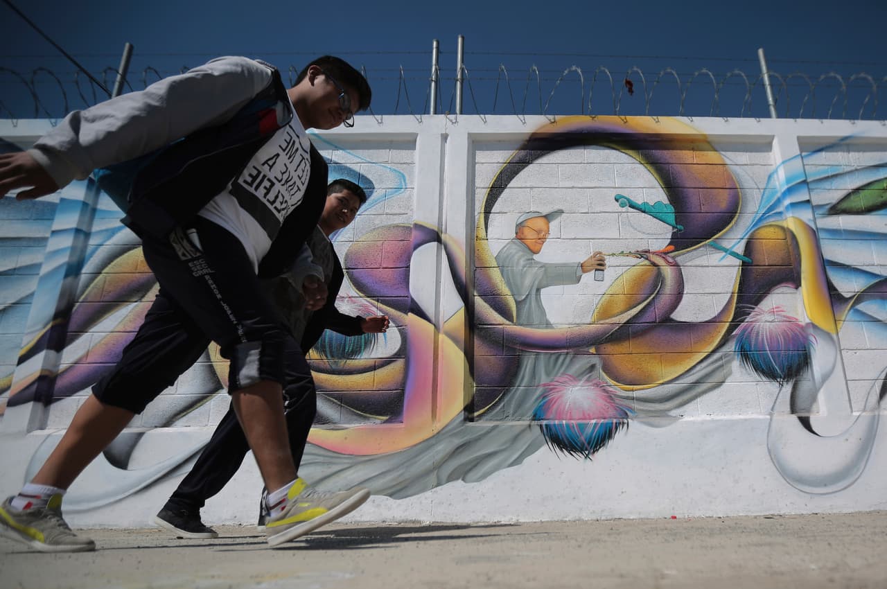 En Ecatepec se han realizado diversos murales por sus calles.