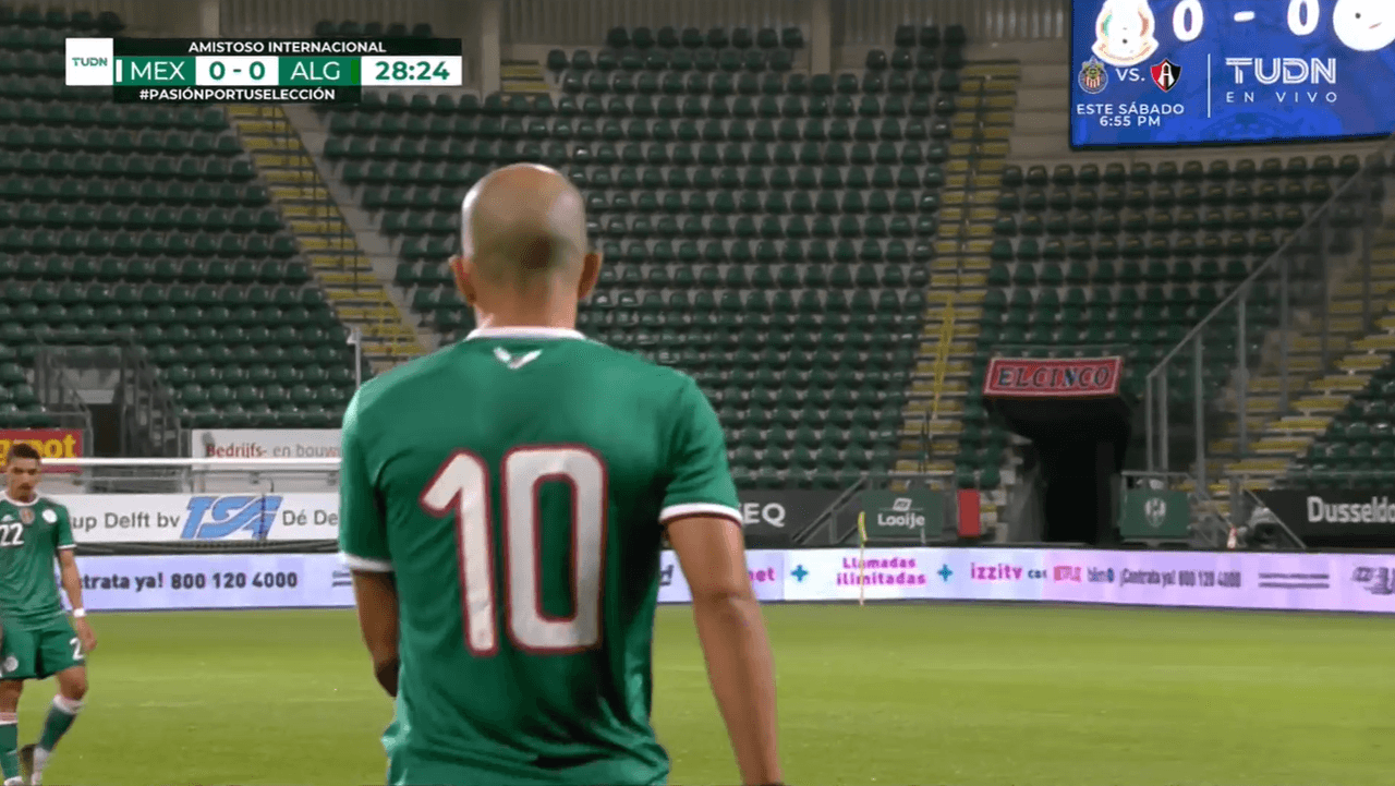 México se empieza a desesperar, pues Argelia ha dominado más el esférico