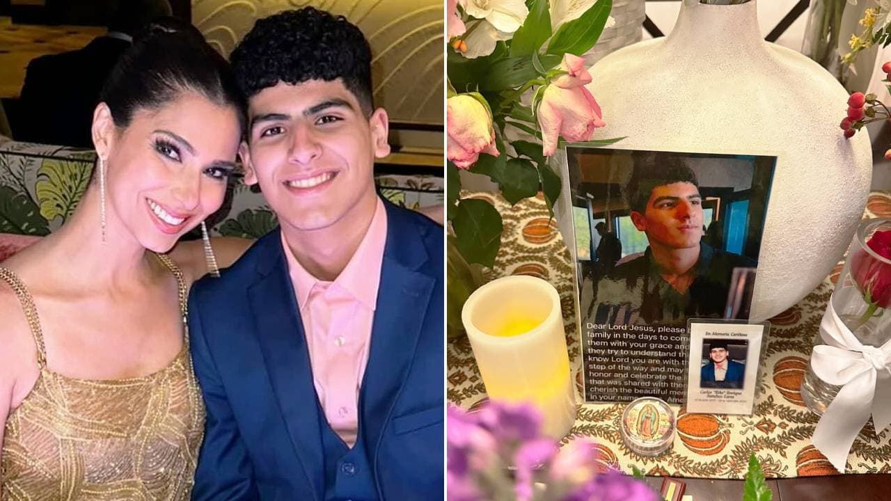 Roselyn Sánchez y su sobrino 'Kike'.