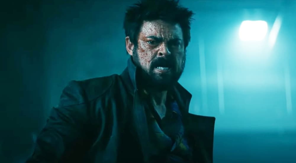 Butcher después de matar a Gunpowder en 'The Boys'