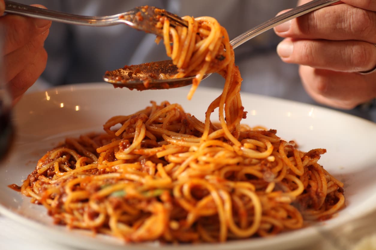 RihannaLa pasta que más le encanta.