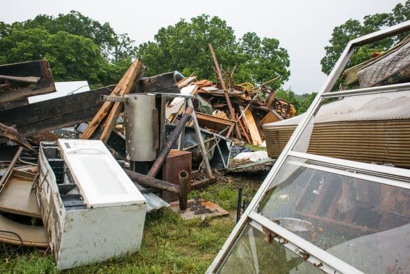 Algunas zonas de la capital texana quedaron bajo el agua luego de las intensas lluvias de los últimos días.