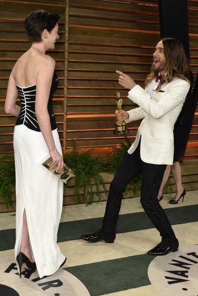 Got'ya!, parece decir Jared a Anne. Más videos de Chismes aquí.