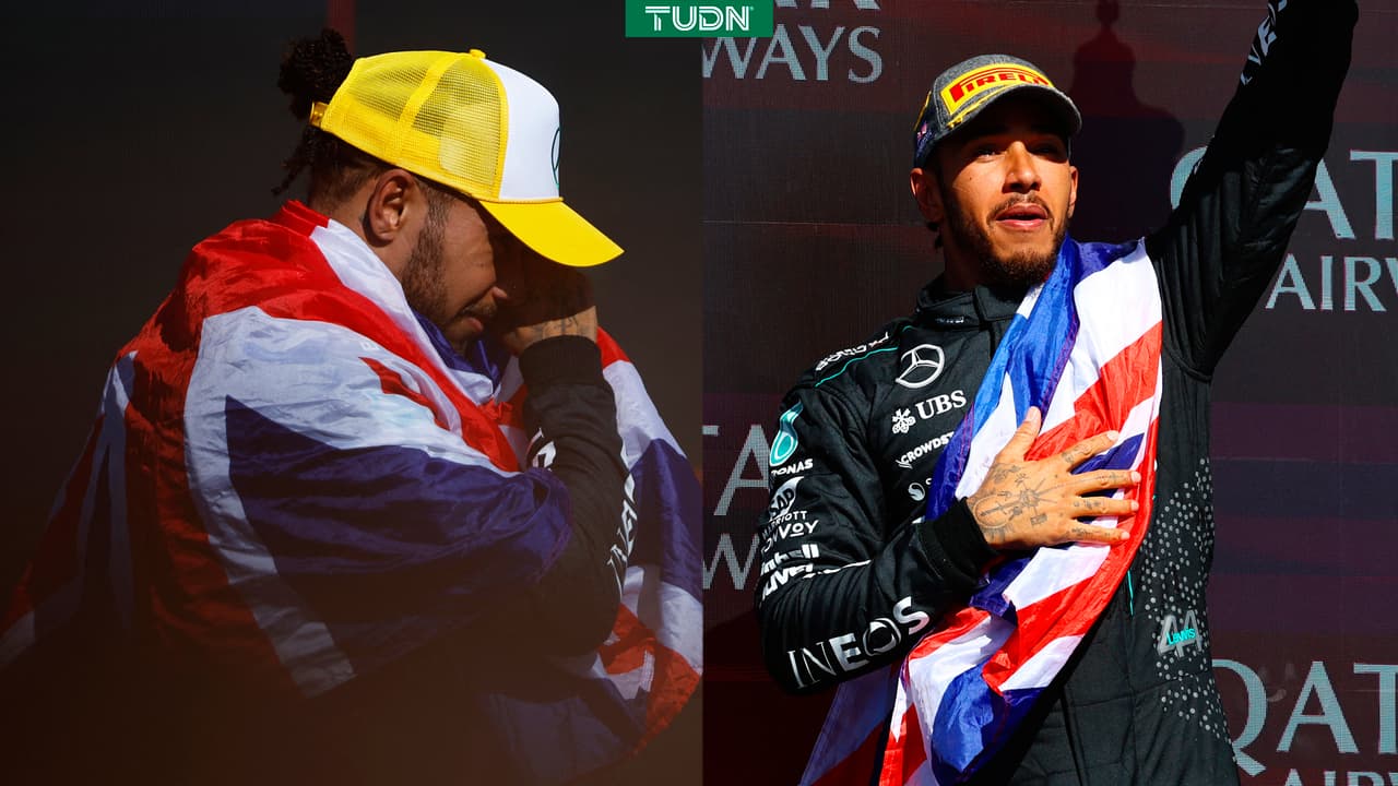¡Emotivo! Hamilton rompe en llanto tras ganar el GP de Gran Bretaña
