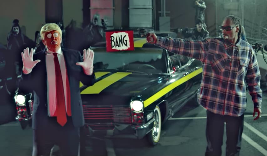 Snoop Dogg reacciona al tuit de Donald Trump de igual forma que ante una cucaracha