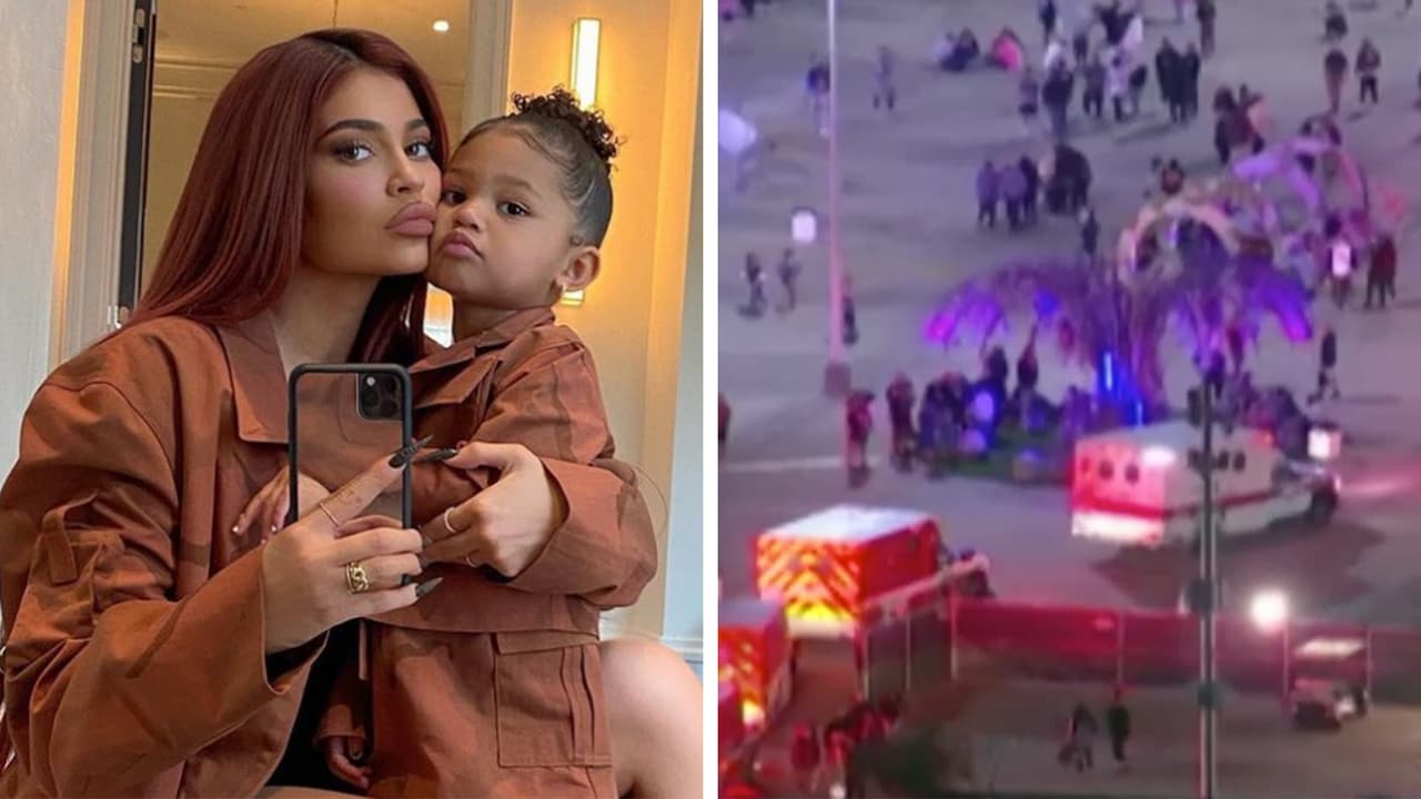Kylie Jenner y Stormi estaban entre el público durante el trágico concierto de Travis Scott