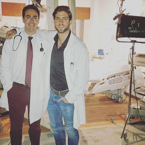 Mejores amigos en la historia, pero detrás de cámaras Eduardo y Horacio también se llevan muy bien.