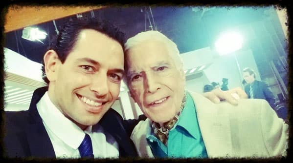 Para Alejandro Peniche es un honor trabajar con el primer actor Gustavo Rojo.