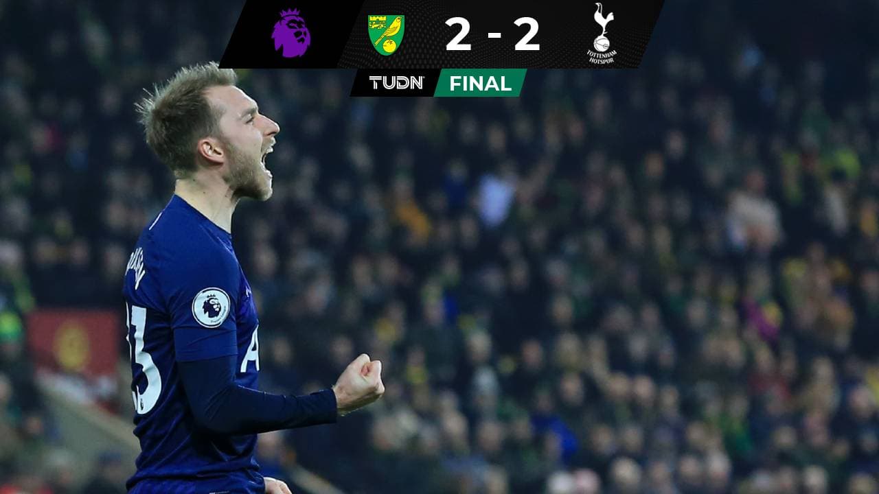 Tottenham evita el ridículo frente al Norwich.