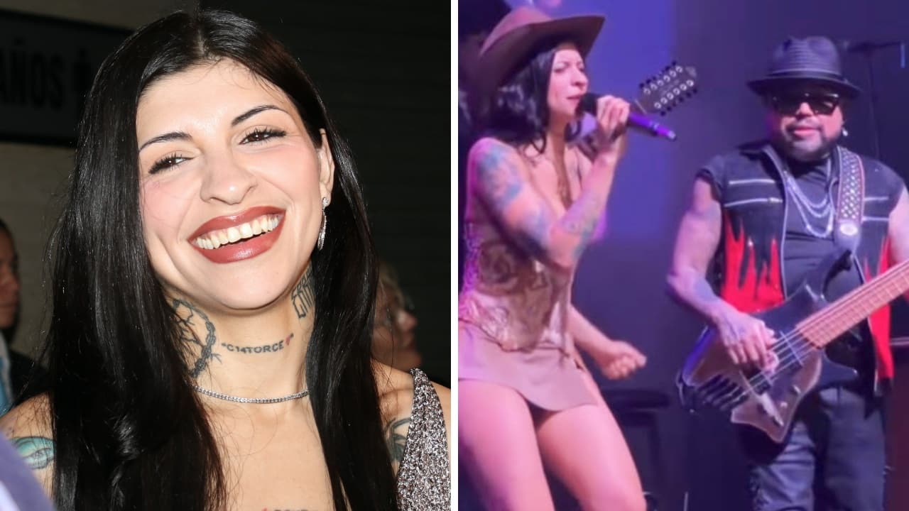 Cazzu y A.B. Quintanilla sorprenden al cantar juntos y hacen emotivo homenaje a Selena